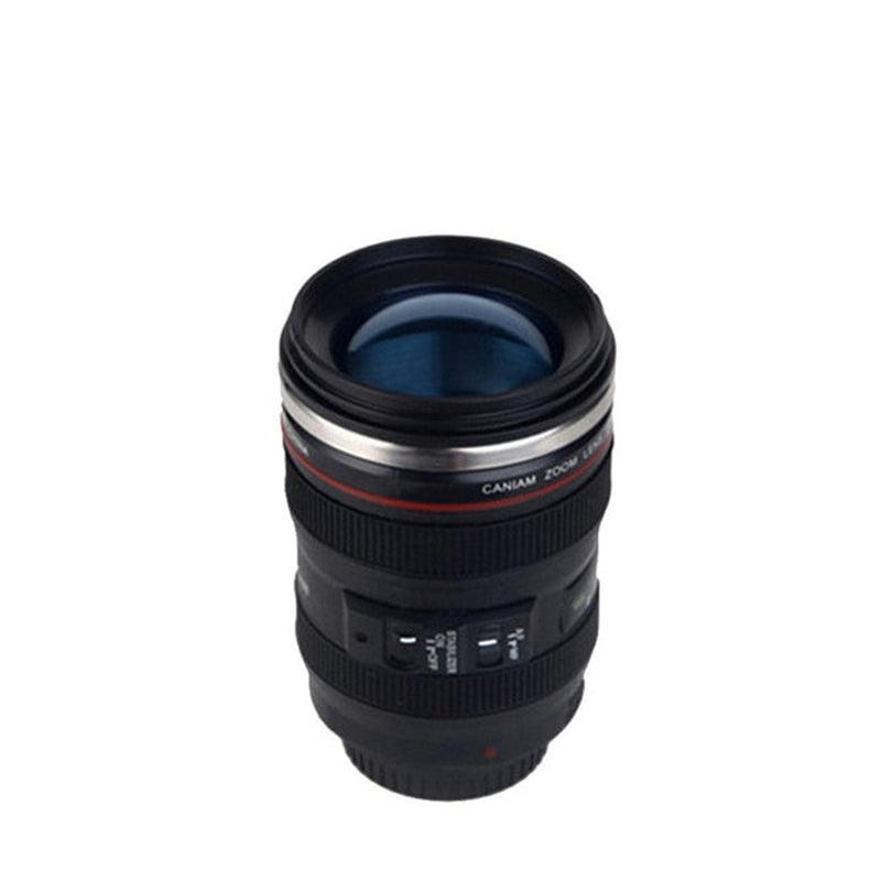 Coffee Mug 1:1 Camera Lens Emulation Mug with Lid - Creative and Realistic Photography Lover's Cup