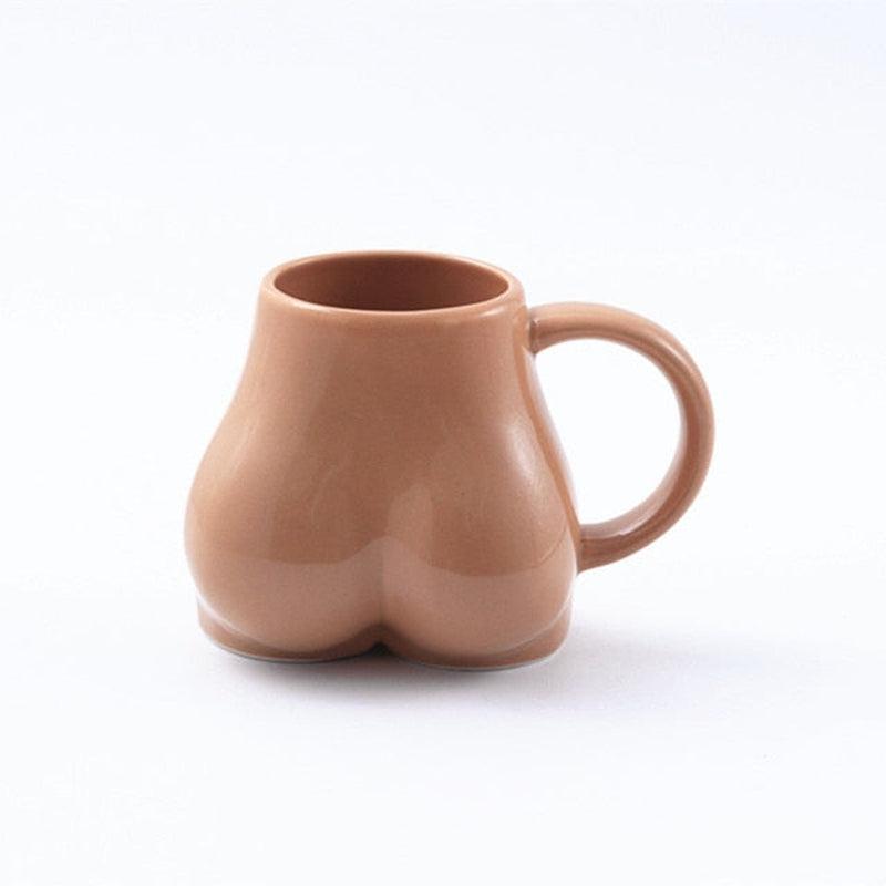 Nordic Creative Butt Cup | Ceramic Mug with Personality for Coffee, Breakfast, and More