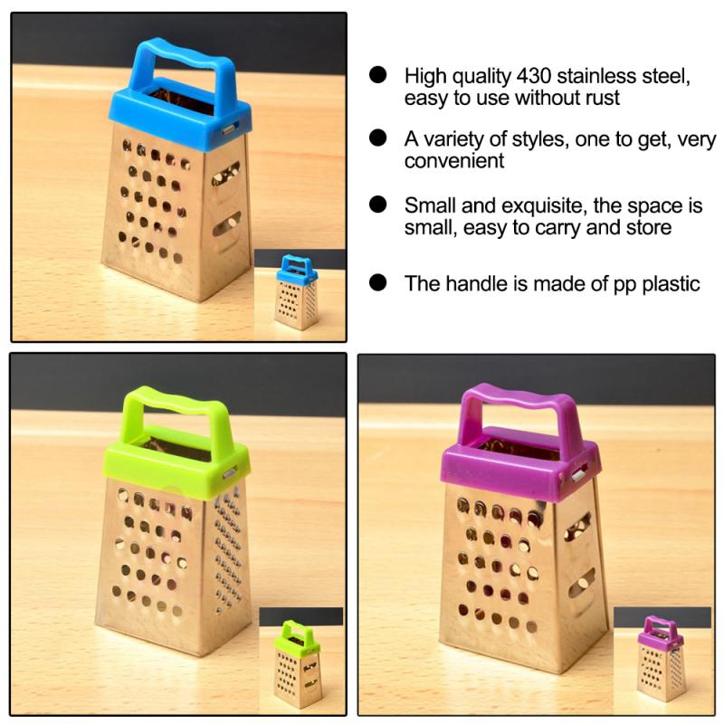 Mini Four-sided Kitchen Manual Vegetable Cutter Slicer | Stainless Steel Grater