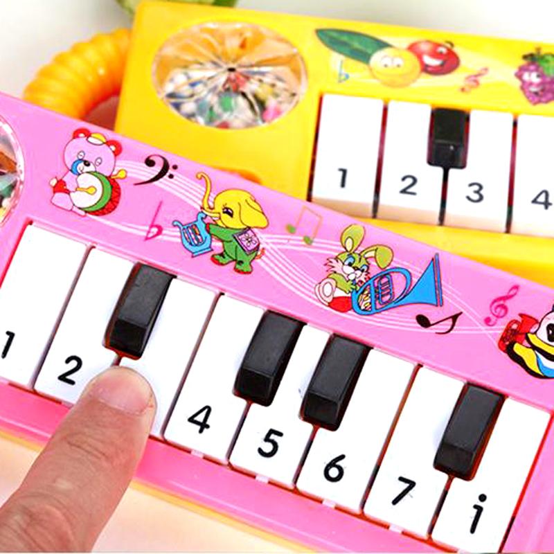 Baby Toddler Kids Musical Piano Developmental Toy - Early Educational Game Gift - Random Color - Fun and Learning for Little Ones