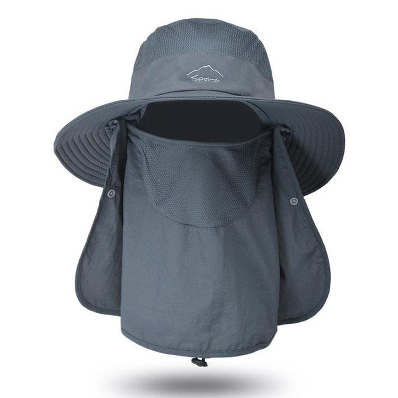 UV-Protected Fishing Hat - Stay Cool and Safe During Summer Outdoor Sports with Breathable Sunshade Printing