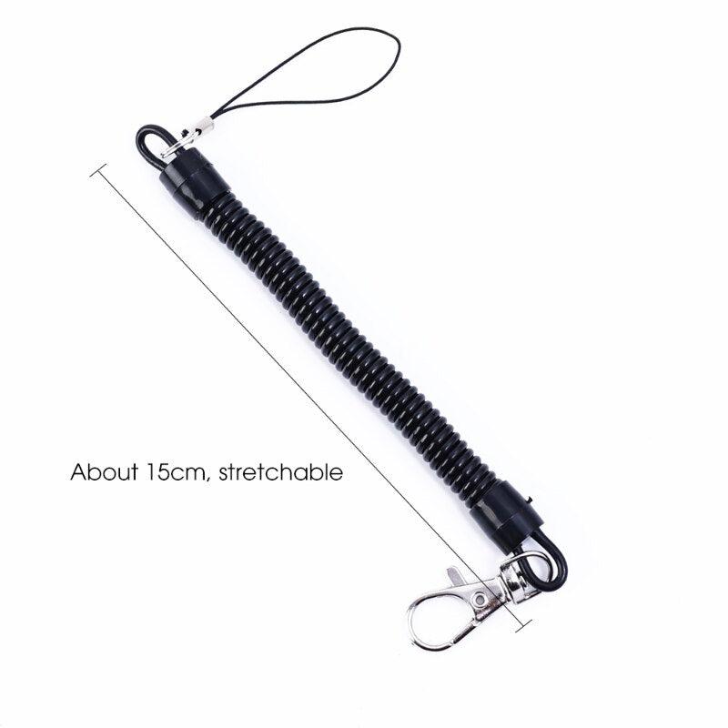 Telescopic Spring Anti-theft Lanyard - Secure Wrist Lanyard with Gasket | Enhance Phone Safety & Accessibility | Perfect for Mobile Phone Accessories or More