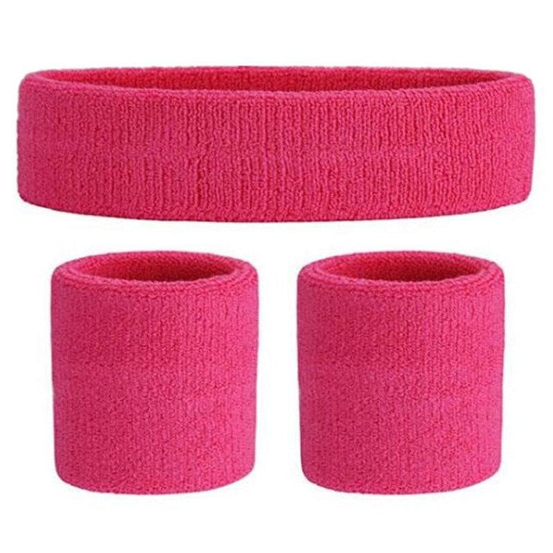 3 pcs / Set Sports Headband and Wristbands Set | Perfect for Active Individuals