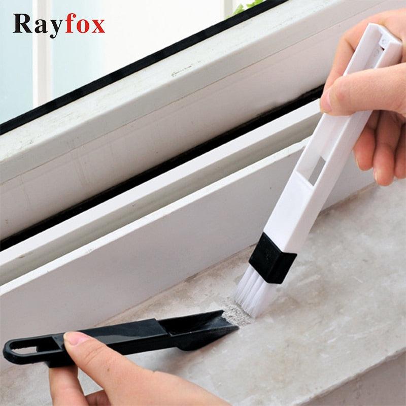 Multifunction Window Groove Cleaning Brush - Versatile Kitchen and Home Cleaning Tool | Effective Keyboard Cleaner and Home Gadget | Essential Kitchen Supply Item