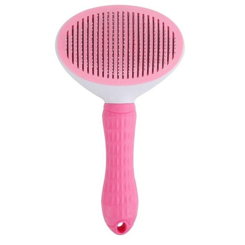 Self-Cleaning Pet Brush | Professional Dog & Cat Grooming Tool | Removes Tangles and Loose Hair | Pet Hair Remover Brush