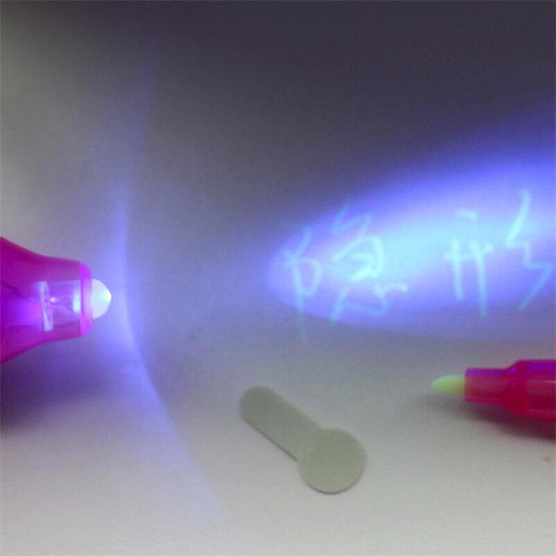 Magical UV Black Light Pen: 2-in-1 Luminous Light Pen for Drawing & Learning Education Toys