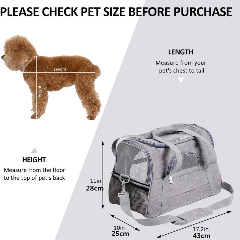 Soft Pet Carriers | Portable, Breathable & Foldable Bags for Cats and Dogs | Travel with Safety & Comfort