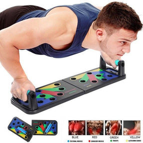 Push Up Board - Home Workout Equipment | Portable Gym Accessories for Men and Women | Strength Training Fitness Equipment